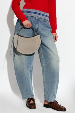 Furla Moonstone Medium Shoulder Bag, Womens, Grey