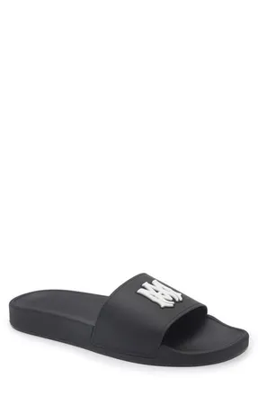 Amiri MA Pool Slide Sandal in Black at Nordstrom, Size 15Us