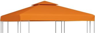vidaXL Gazebo Cover Canopy Replacement 9.14 oz/yd² Terracotta 10x10, 40877