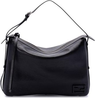 Fendi large Simply shoulder bag - women - Calf Leather - OS - Black