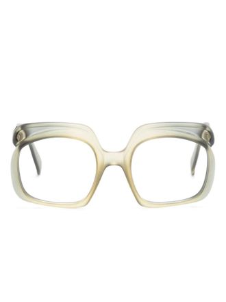 Dior Occhiali a farfalla anni 70 - Verde