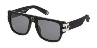Philipp Plein SPP011V 703X Womens Sunglasses Black Size 55