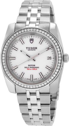 Tudor Classic Automatic Diamond White Dial Watch M21020-0010