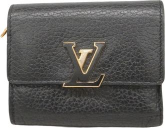 Louis Vuitton Noir Wallet (Tri-Fold) (Pre-Owned)