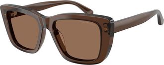 Emporio Armani EA4246U 625173 Womens Sunglasses Brown Size 54