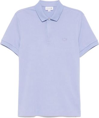 Lacoste Polo con applicazione - Blu