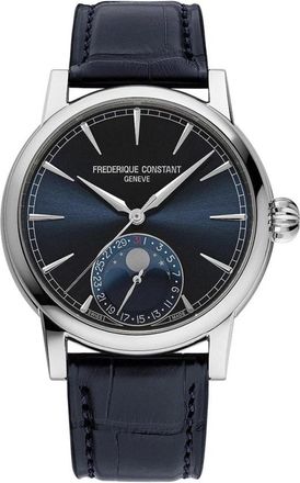 Frederique Constant Manufacture Classic - Dames - Horloges - Blauw - ONE Size - Accessoires
