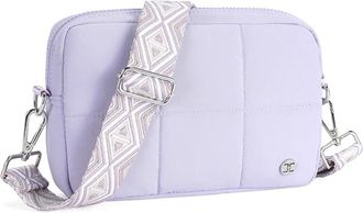 Generic Crossbody Wallet Purse for Women and Girls, Crossbody Bags with Graphic In Adjustable Strap Portable Lightweight Shoulder Sling Bag (Purple)