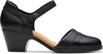 Clarks Emily2 Ketra in Black Leather