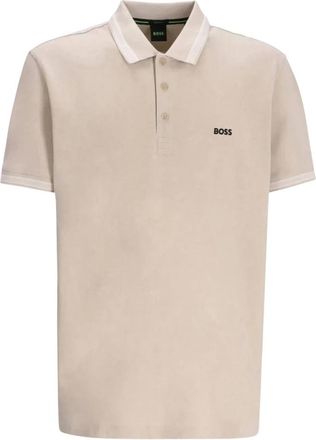 HUGO BOSS Heren, Tops, Beige, Maat: XS Katoen