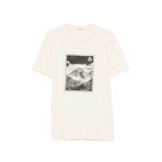 Moncler Mountain-print T-shirt