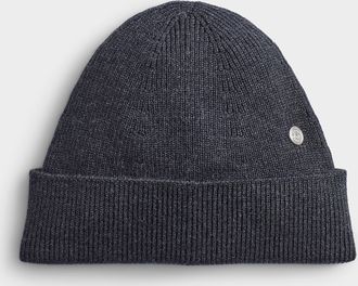 Acne Studios Mens Signature rivet fine-ribbed Tuque Hat