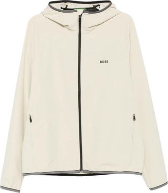 HUGO BOSS Logo-motif Hooded Jacket