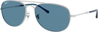 Ray-Ban Sunglasses, unisex, Gray, 57 MM, Stylish Sunglasses Bain Bridge Model