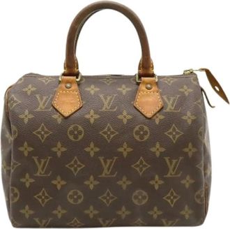 Louis Vuitton Pre-owned Monogram Handbag - Dames - Vintage Handtas - Bruin - ONE Size - Vintage