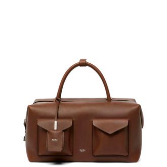 Max Mara Handbags, female, Brown, Size: ONE SIZE Holdallcargo Bauletto