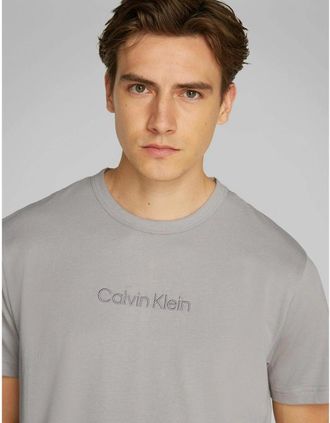 Calvin Klein Mens Calvin Klein Crew Neck T-Shirt, Ash - Grey - Size: 38