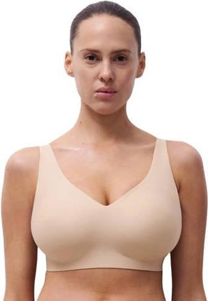 Chantelle seamless voorgevormde bh zonder beugel Soft Stretch Power beige