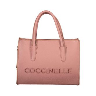 Coccinelle Pink Leather Womens Handbag