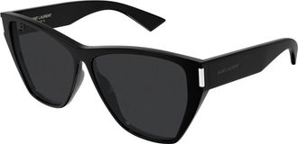 Saint Laurent SL 927 Zonnebril - Dames - Zonnebrillen - Zwart - 60 MM - Accessoires