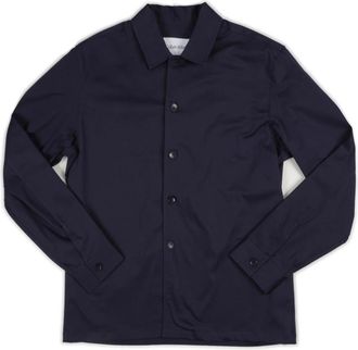 Calvin Klein Stretch Sateen Tailoring Shirt - Heren - Casual Overhemden - Blauw - S - Leer - Overhemden