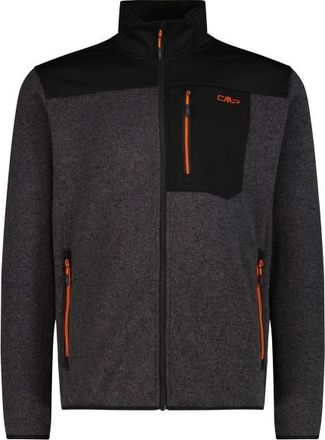 F.lli Campagnolo Jacket with Chest Pocket Fleecejacke f&uuml;r Herren | schwarz