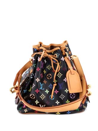 Louis Vuitton Petit Noe Handbag Monogram Multicolor bucket bag - Black