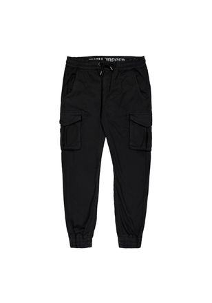 Alpha Industries Jogginghose ALPHA INDUSTRIES Cotton Twill Jogger, Herren, Gr. XXL, Normalgr&ouml;ssen, schwarz, Obermaterial: 98% Baumwolle, 2% Elastan; Futter: 100% Baumw