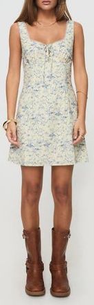 Princess Polly Alliston Floral Minidress in Yellow at Nordstrom Rack, Size 10