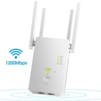 OEM El Amplificador De Se&ntilde;al Extensor De Alcance Wifi Cubre Hasta 2640 Pies Cuadrados Y 25 Dispositivos, Repetidor Wifi De Doble Banda De Hasta 1200 Mbps 