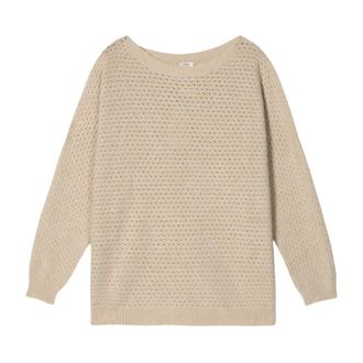 Oltre Dames, Truien, Beige, Maat: L/Xl Nylon