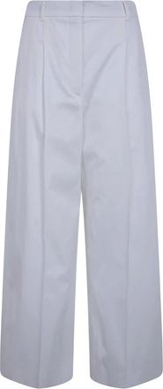 Max Mara Dames, Broeken, Wit, Maat: M