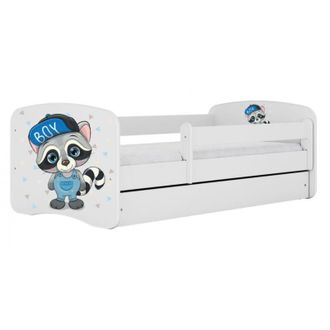 Topeshop Topeshop - happy - Letto panda per bambini 160 x 80 cm base + materasso + cassettiera