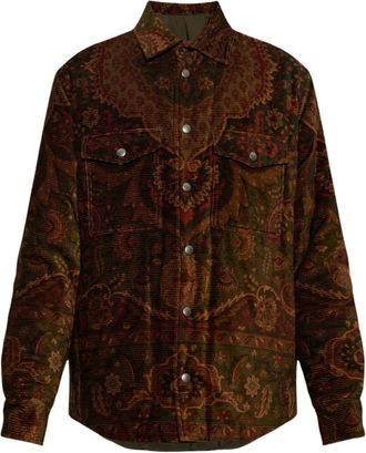 Etro Chaqueta Ligera - Jackets - Hombre - Marr&oacute;n - L
