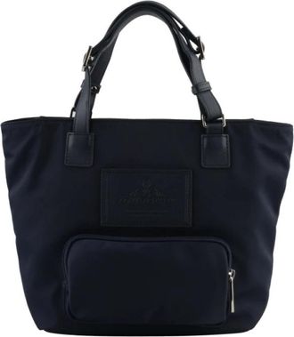 Pourchet Petit Cabas Escale - Dames - Shoppers - Blauw - ONE Size - Leer - Tassen