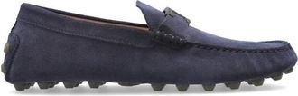 Tod's Loafers schoenen - Heren - Loafers - Blauw - 44 EU - Leer - Schoenen