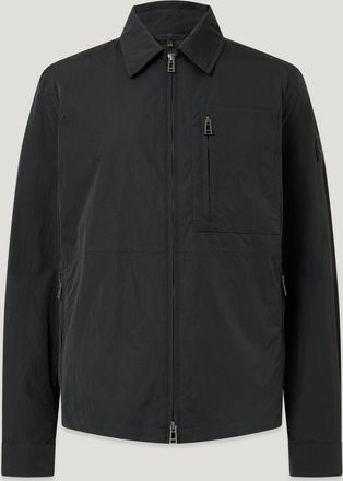 Belstaff Grid Overshirt Mens Alpha Nylon Black Size 2XL