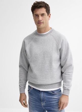 Le 31 Mens Fleece-underside raglan sweatshirt