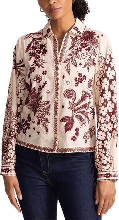 Johnny Was Petite Aquijio Shirt