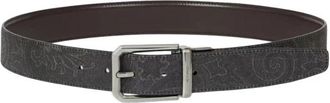 Etro Arnica Riem - Heren - Riemen - Zwart - 105 CM - Accessoires