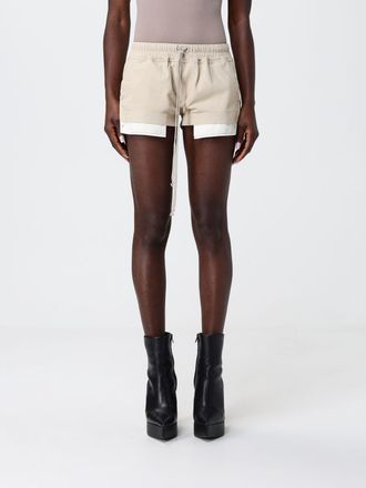 Rick Owens Pantaloncini Rick Owens in pelle con coulisse