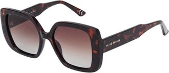 Priv&eacute; Revaux Brown Square Ladies Sunglasses SO FAMOUS/S 0FY6 LA