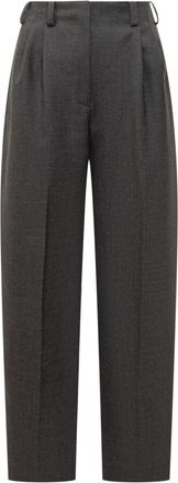 Givenchy Grey Straight Flat Front Pants