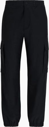 HUGO BOSS Mens Ginto242 Solid Patterned Cargo Pants - Black - Size: 35/34