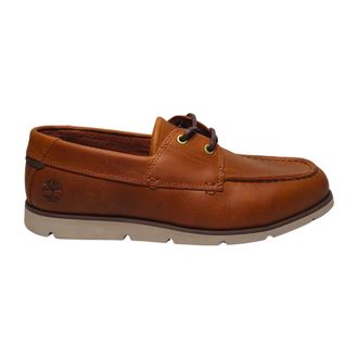 Timberland Laced Shoes, male, Brown, Size: 10 US Mocassini Pelle