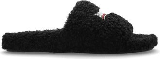 Balenciaga Sliders, male, Black, Size: 7 US Pool slides