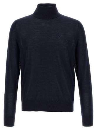 Dsquared2 Blue Virgin Wool Mens Cardigan