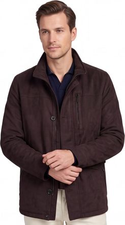 Bugatti winterjas Bugatti bruin suede