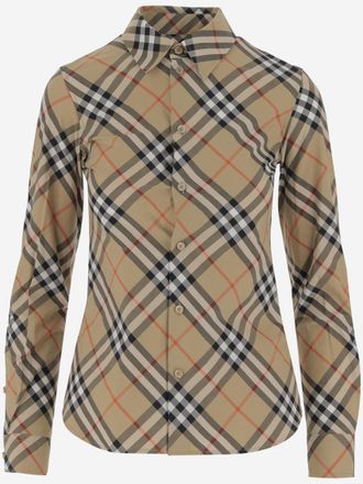 Burberry Sand Beige Check Shirt