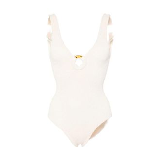 Hunza G Mujer, Trajes de ba&ntilde;o, Beige, Talla: ONE Size